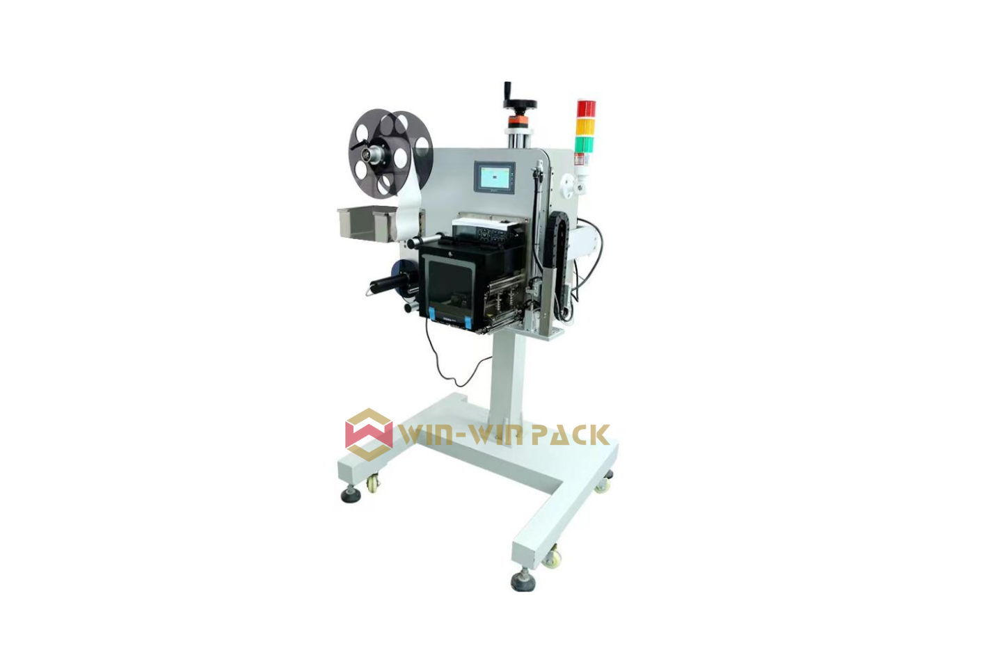 floor type upper realtime printing and labeling machine 