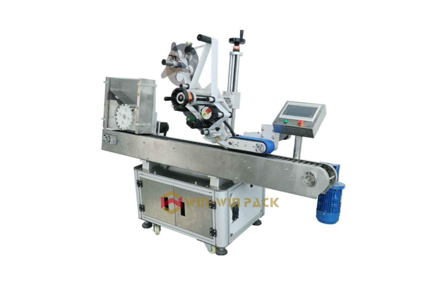 fully automatic horizontal round bottle labeling machine 