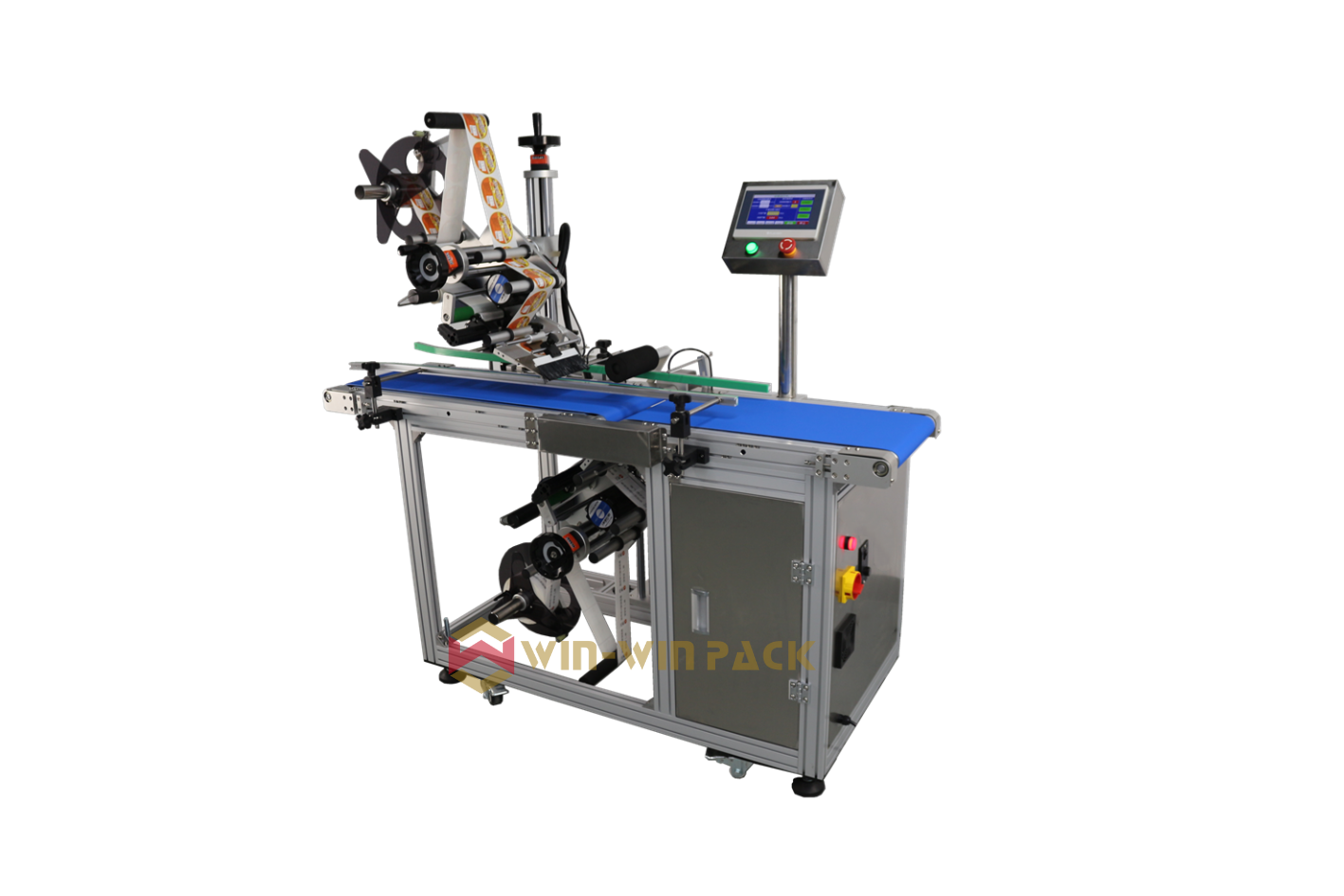 fully automatic top and bottom labeling machine 