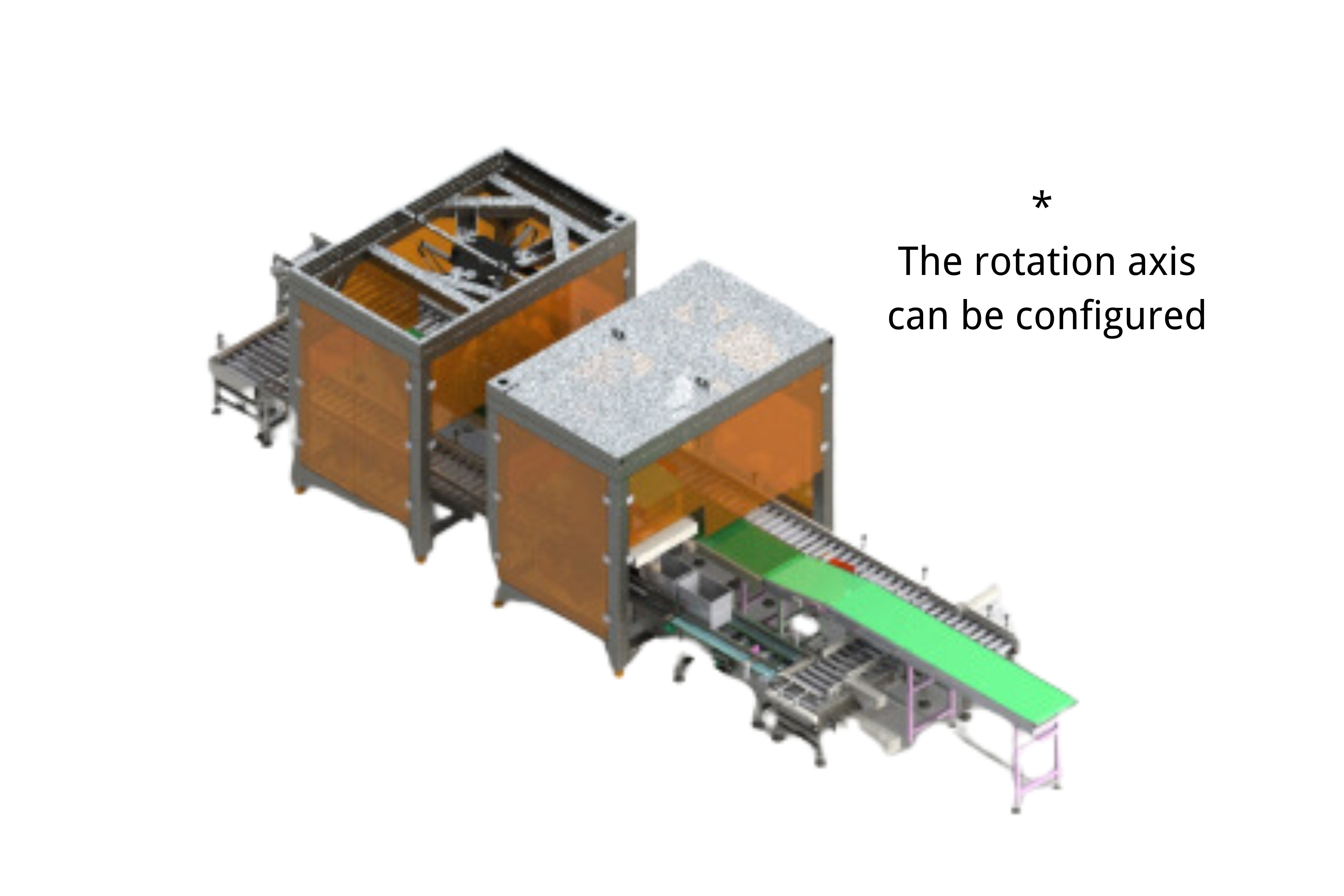 Delta robot pick and place case packer 