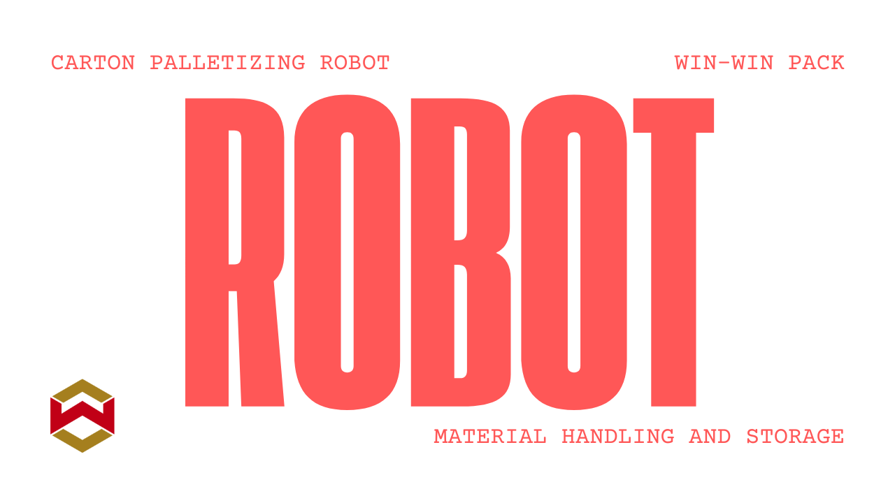 Automated Carton Palletizing Robot: Material Handling and Storage