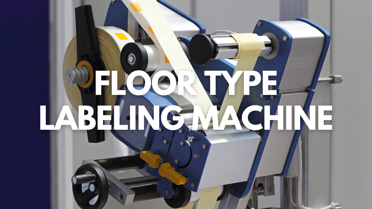 Floor-type labeling machine