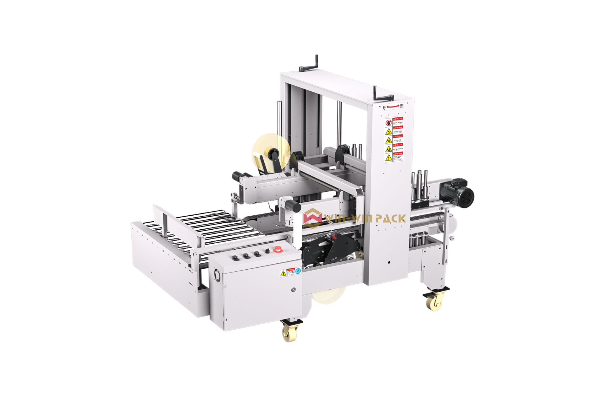 Semi-automatic Corner Side Carton Sealer