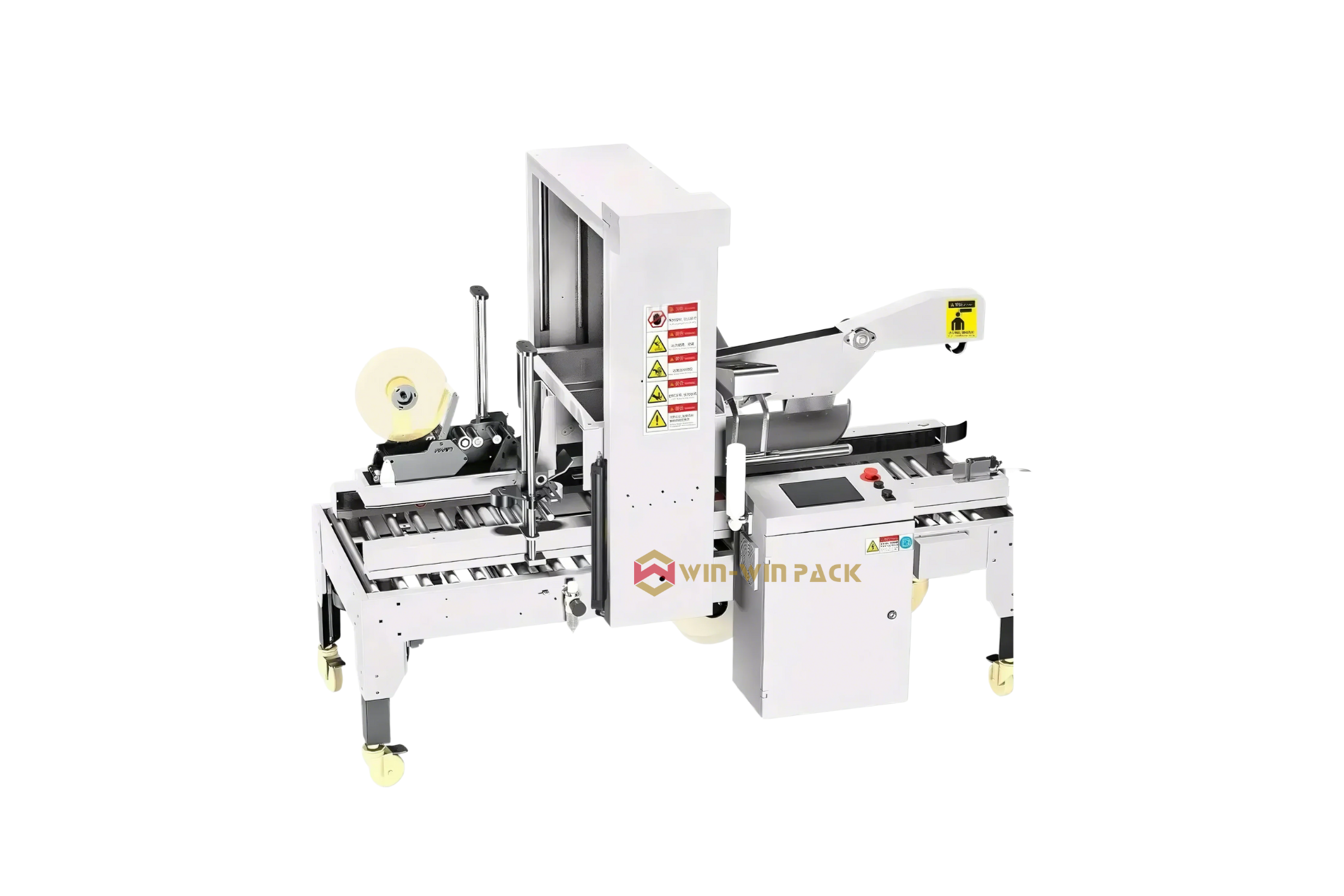 automatic flaps folding carton sealer 