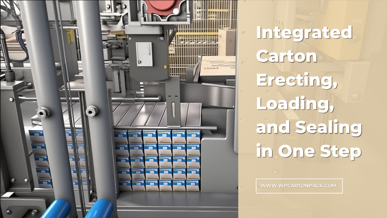 Integrated Carton Erecting, Loading, and Sealing in One Step