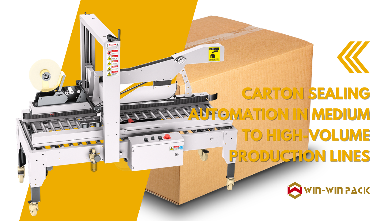 Carton Sealing Automation in Medium to High-Volume Production Lines