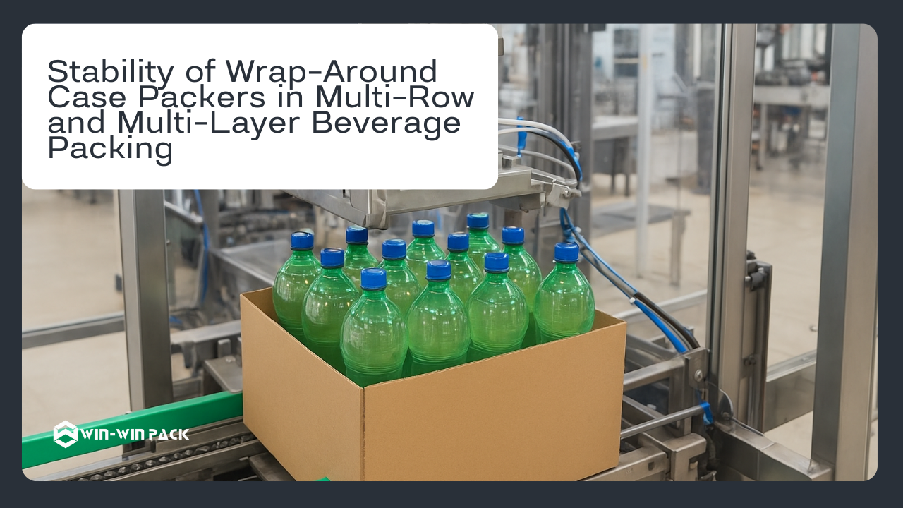 Stability of Wrap-Around Case Packers in Multi-Row and Multi-Layer Beverage Packing
