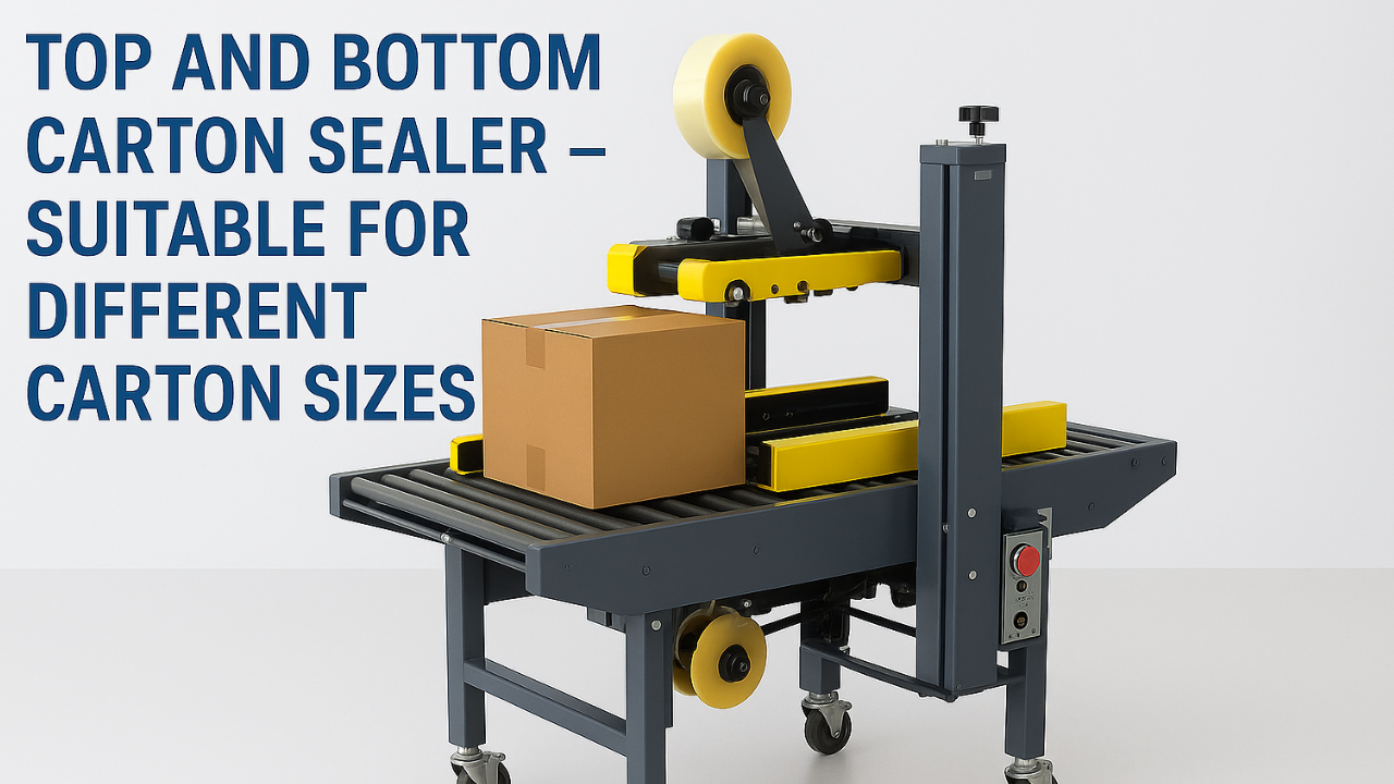 Top and Bottom Carton Sealer – Suitable for Different Carton Sizes