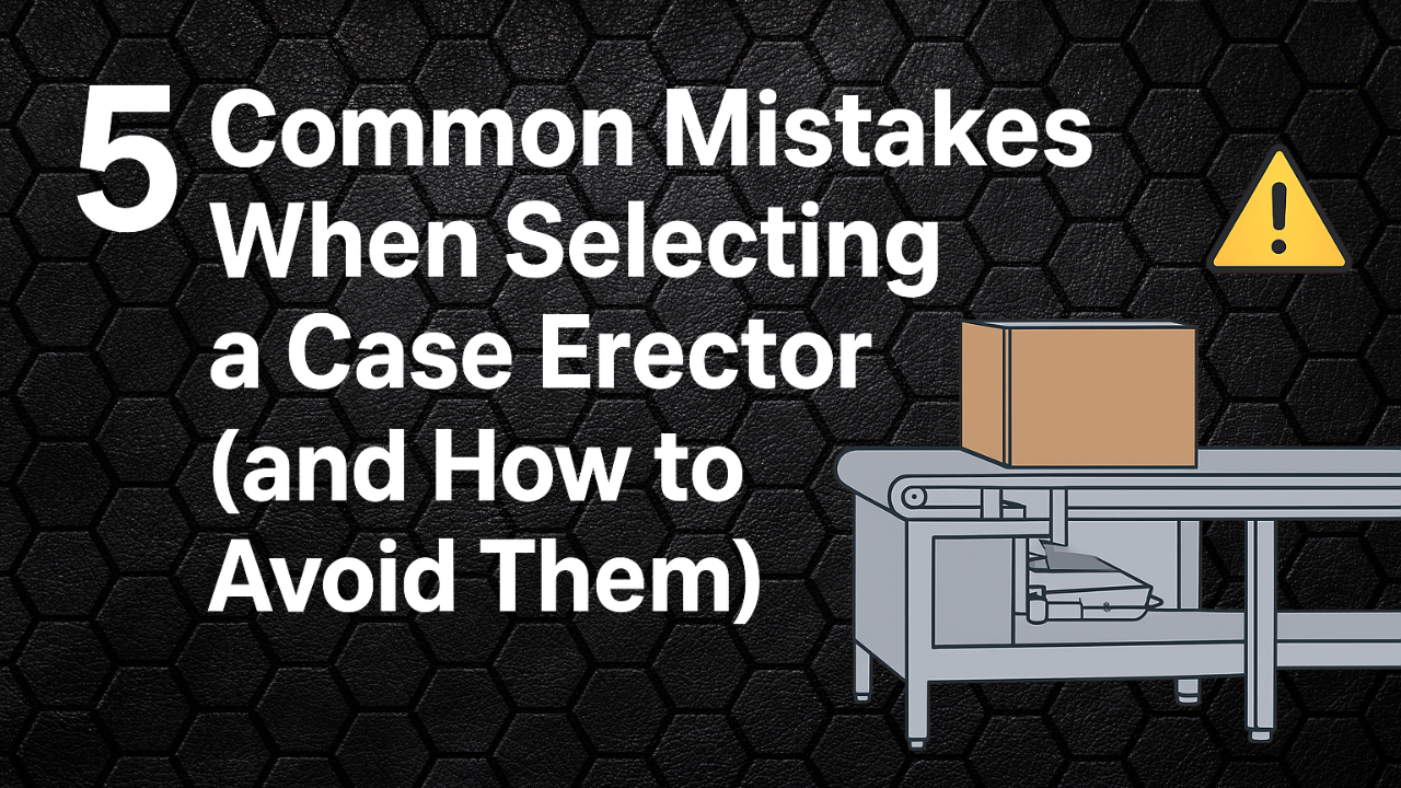 5 Common Mistakes When Selecting a Case Erector (and How to Avoid Them)