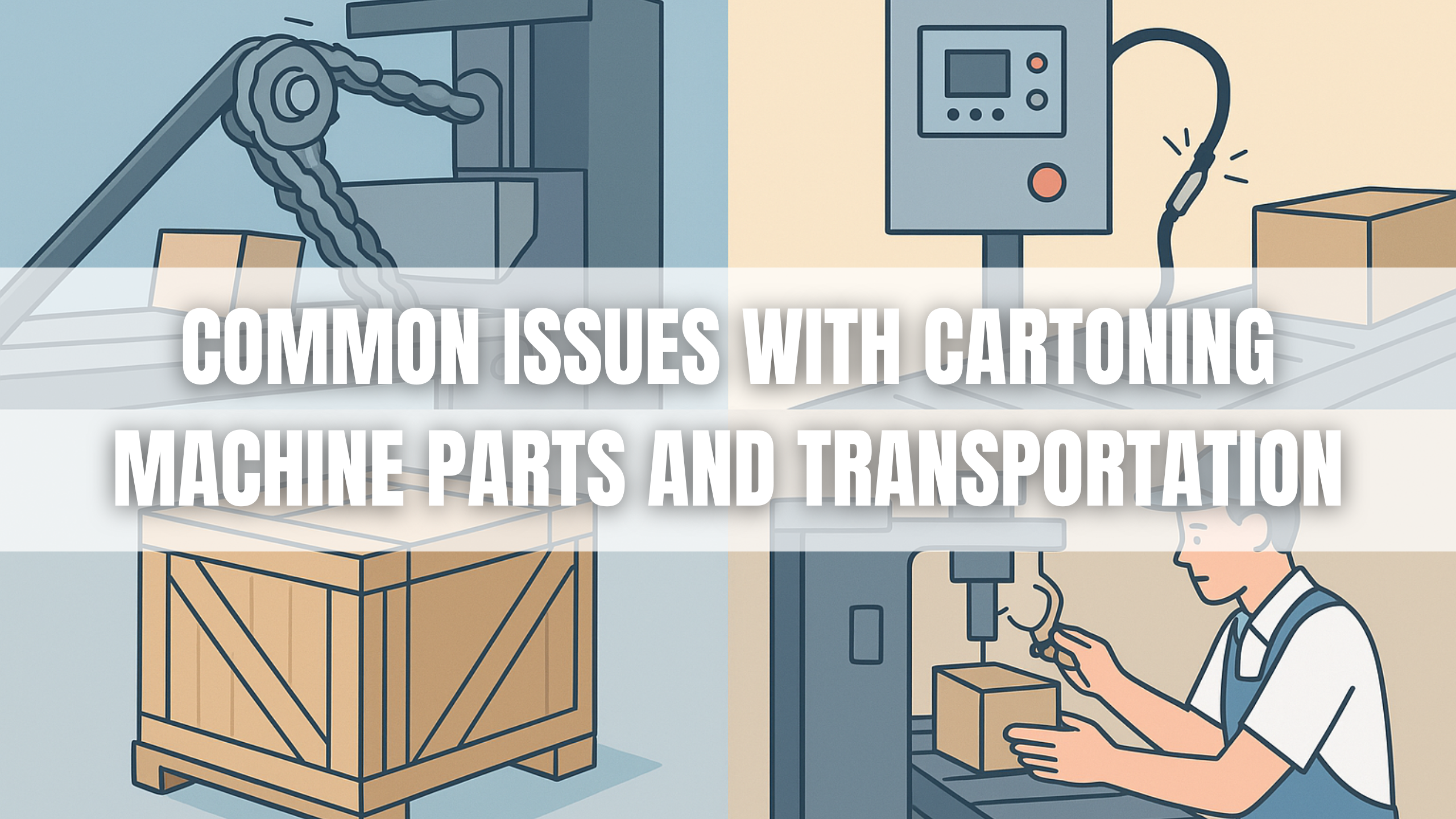 ​Common Issues with Cartoning Machine Parts and Transportation