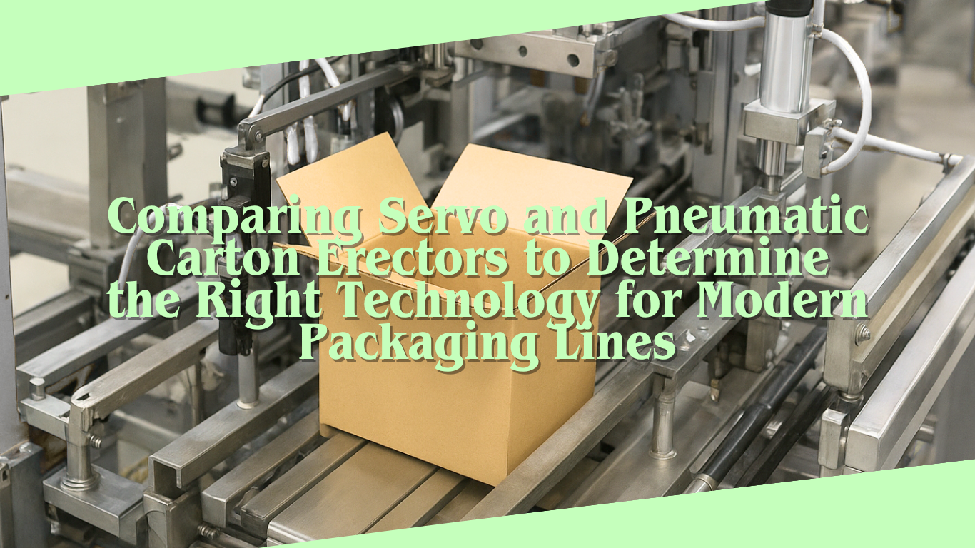 Comparing Servo and Pneumatic Carton Erectors to Determine the Right Technology for Modern Packaging Lines