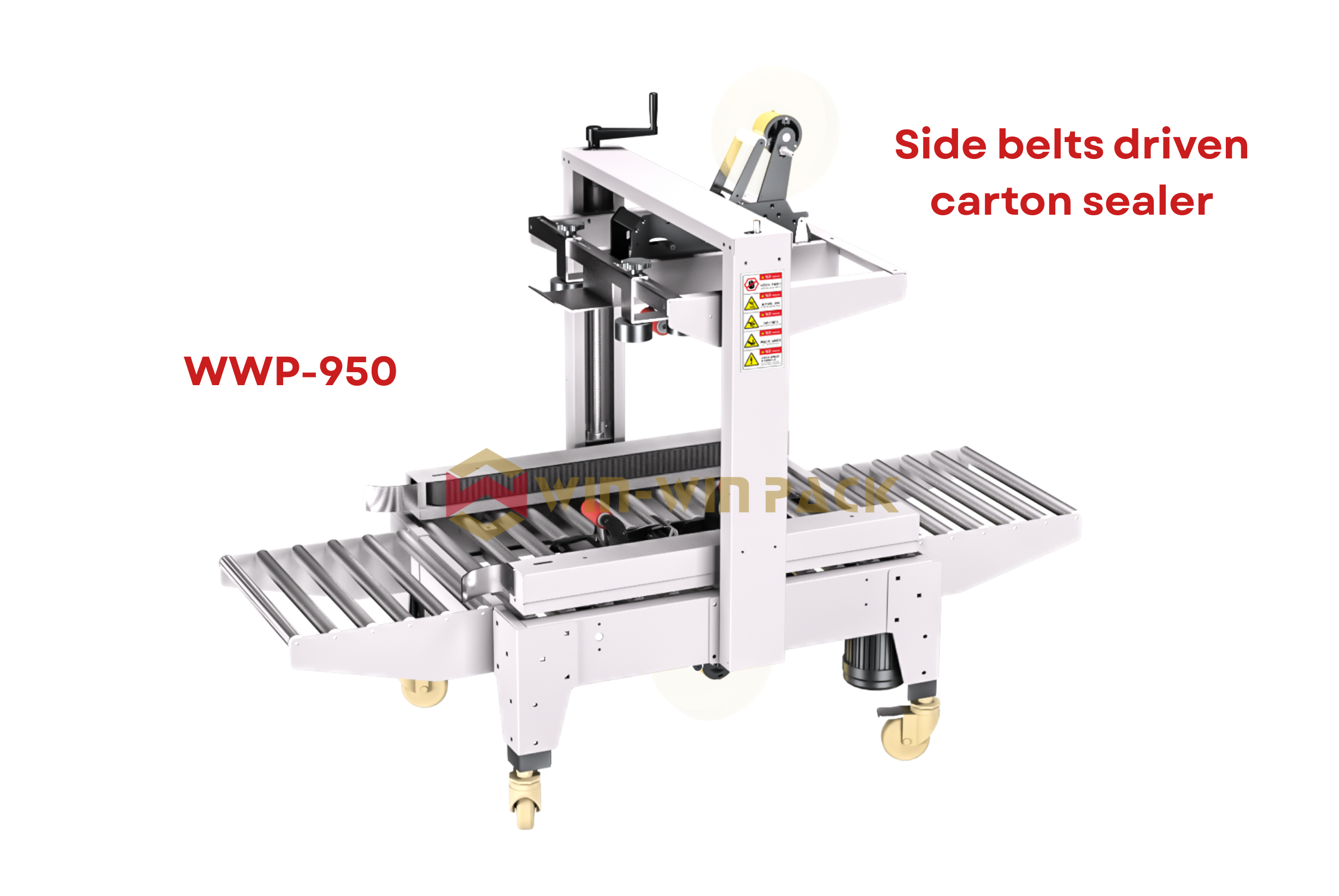 Semi-auto carton sealer