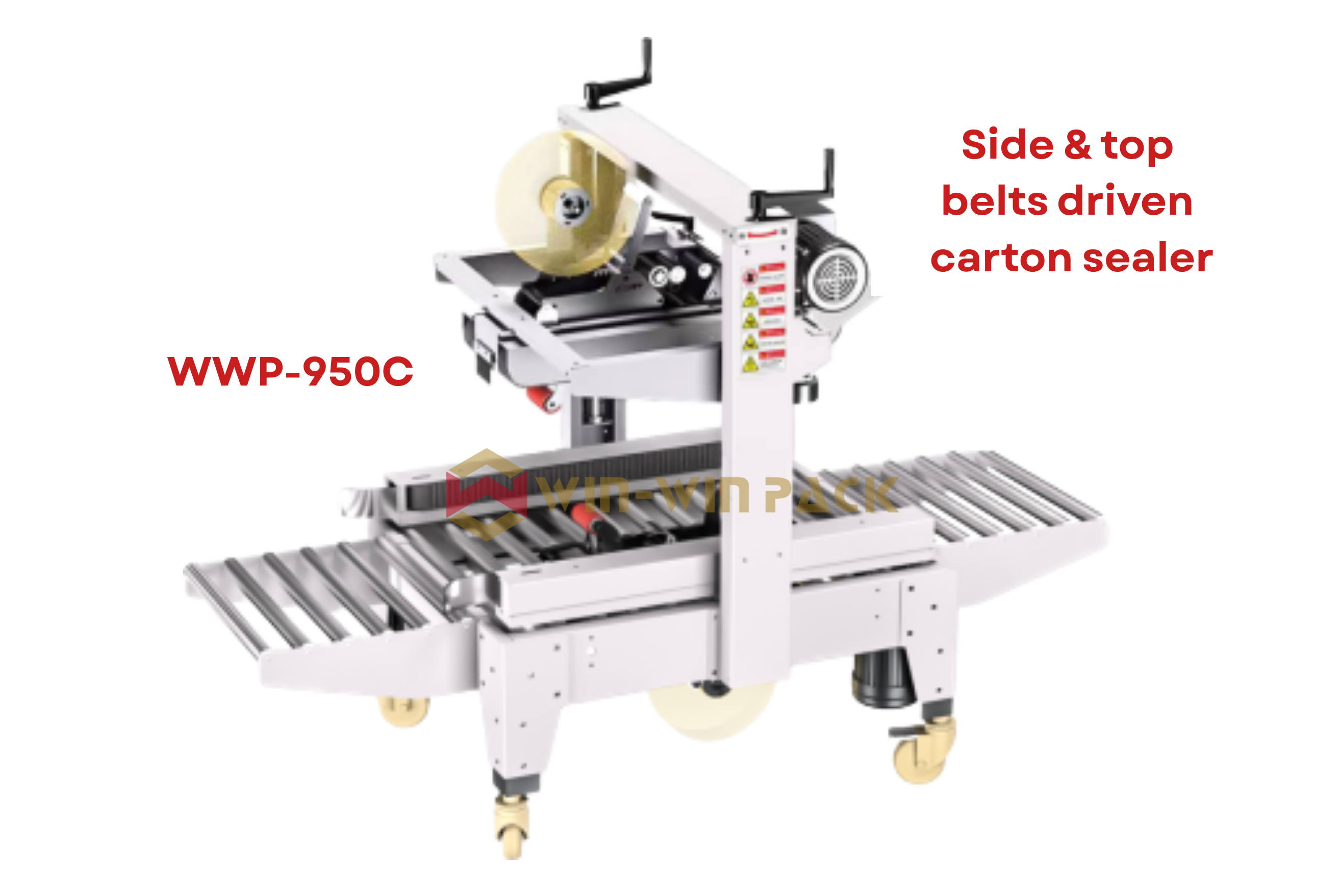 Semi-auto carton sealer