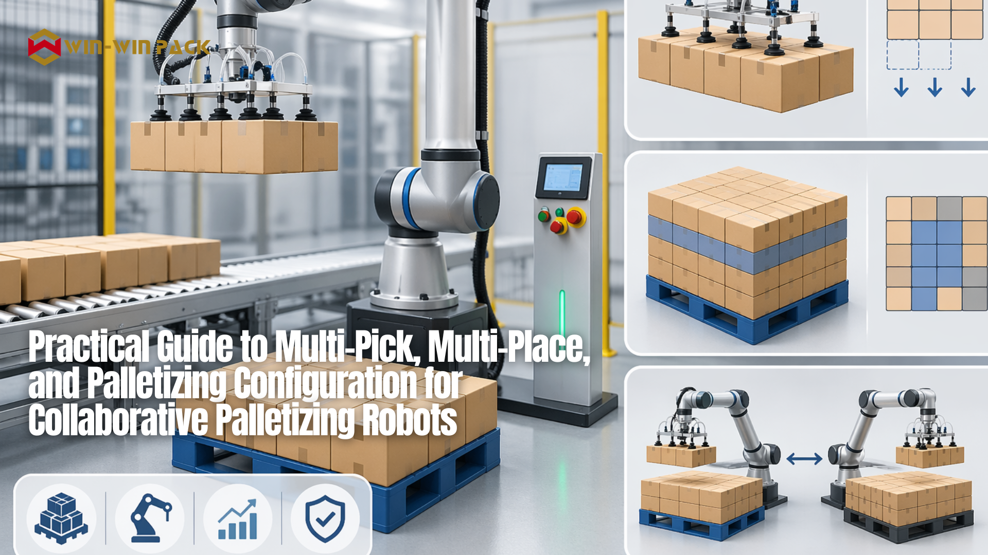 Practical Guide to Multi-Pick, Multi-Place, and Palletizing Configuration for Collaborative Palletizing Robots