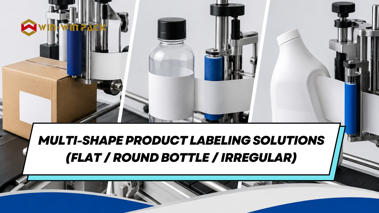 Multi-Shape Product Labeling Solutions (Flat / Round Bottle / Irregular)