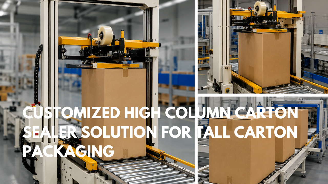 Customized High Column Carton Sealer Solution for Tall Carton Packaging