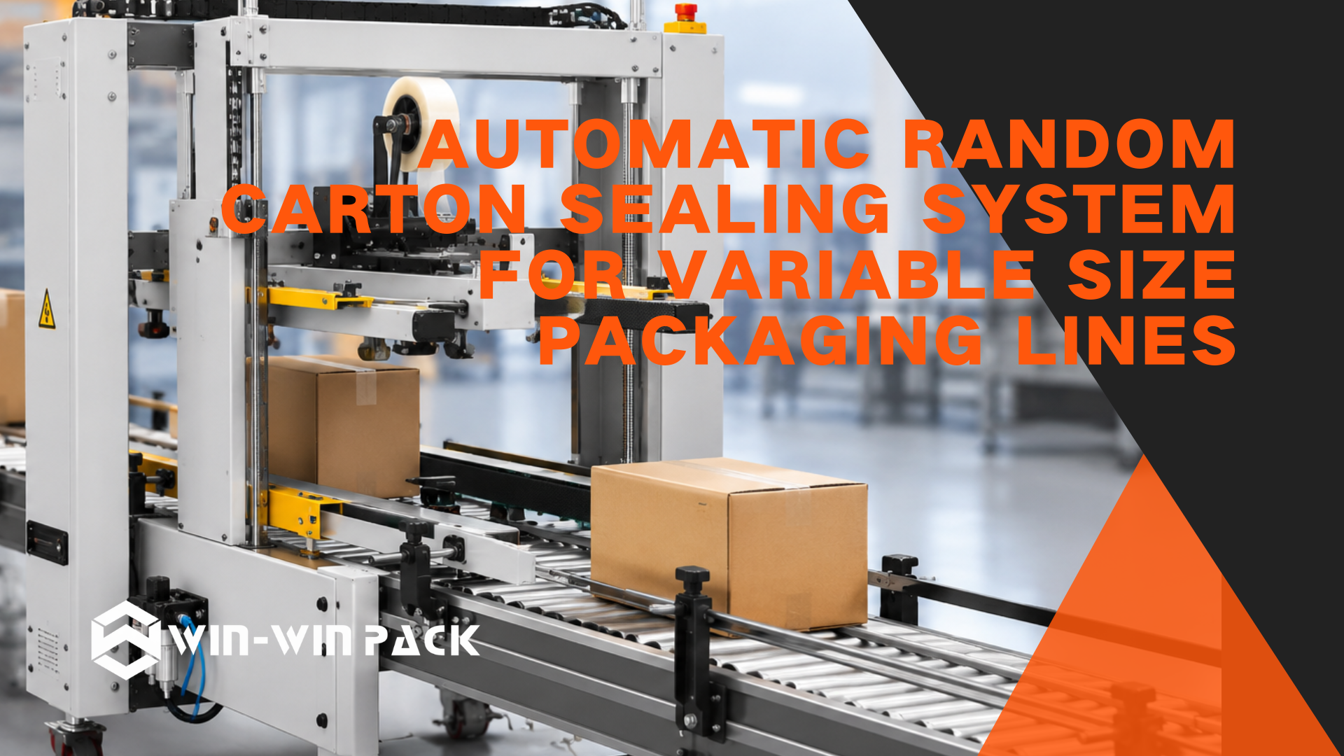 Automatic Random Carton Sealing System for Variable Size Packaging Lines