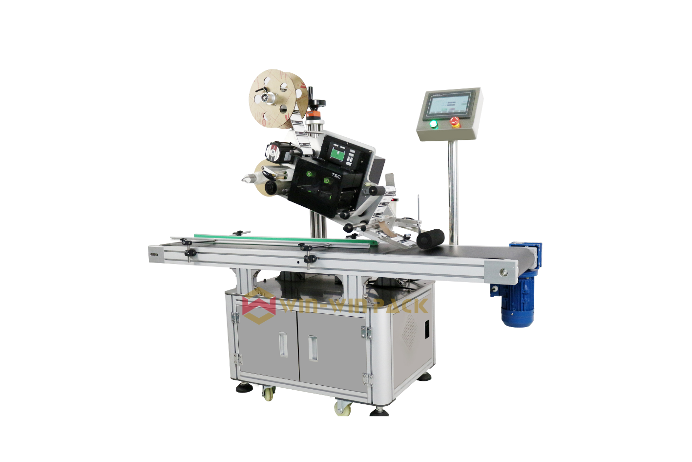 Automatic buffer print labeling machine 