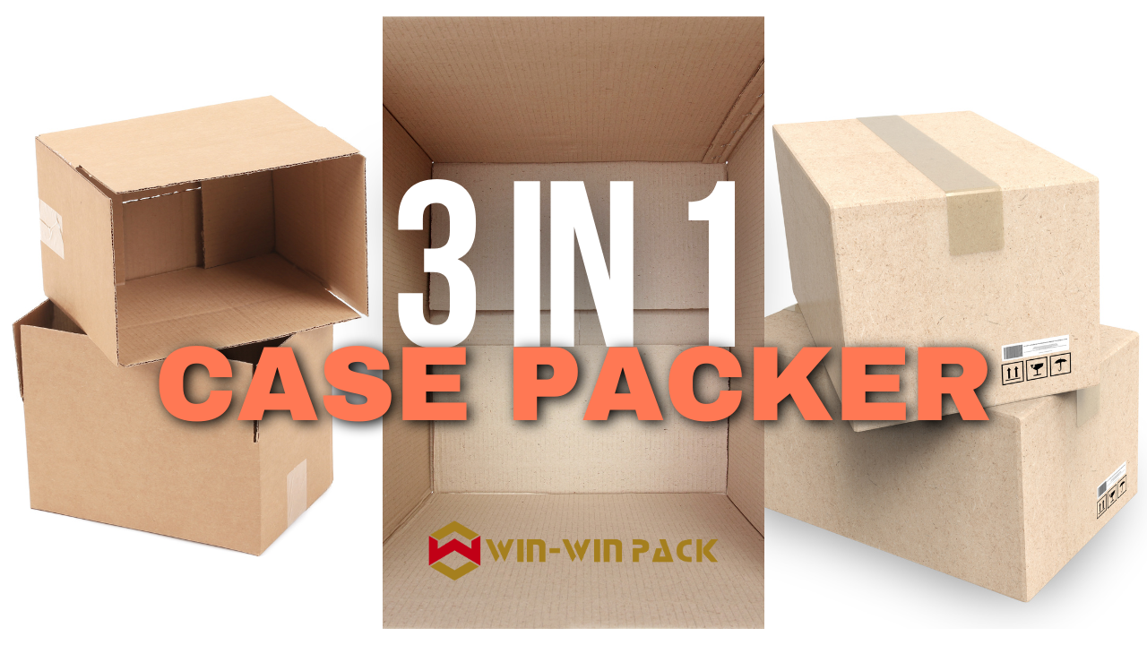 How to complete quick packaging with three-in-one case packer