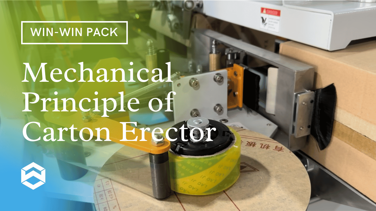 mechanical principle of carton erector